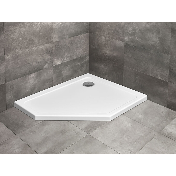 Душевой поддон Radaway Doros PT E SDRPT1080-01R (100x80 см, правосторонний), Доступные размеры: 100 x 80 R, Цвет производителя: белый глянец, фото 