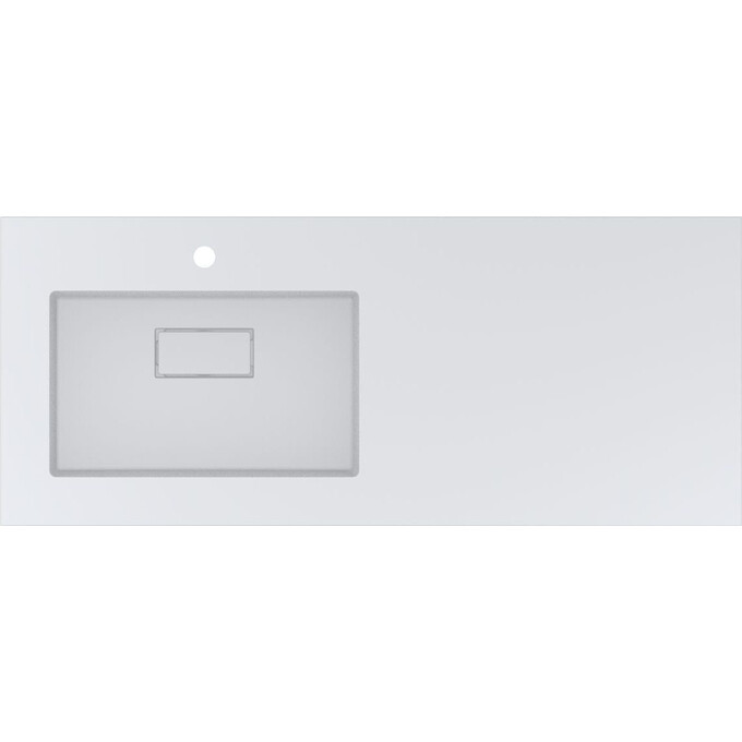 Умывальник-столешница Miraggio Erica 1200 L Miramarble 8813568 (120x50 см, с крылом), Доступные размеры: 120 x 50 L, Технология производства: Miramarble Matt, Цвет производителя: белый матовый, фото 3