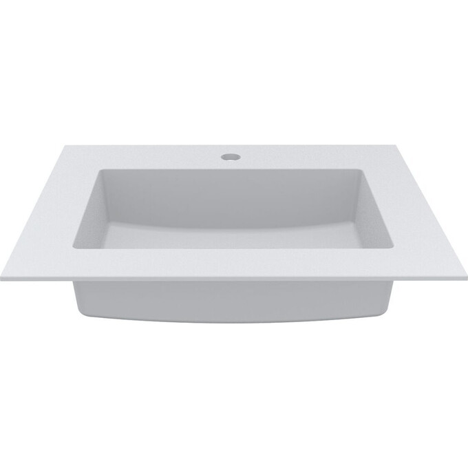 Умивальник Miraggio Erica 600 Miramarble Matt 8813411 (60x50 см, білий матовий), Доступні розміри: 60 x 50, Технологія виробництва: Miramarble Matt, Колір виробника: білий матовий, фото , изображение 2