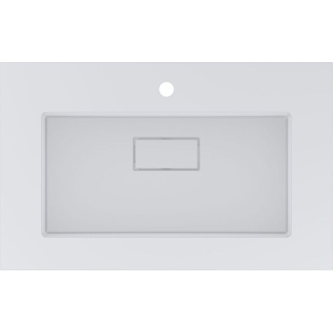 Умывальник Miraggio Erica 800 Miramarble 8813354 (80x50 см), Доступные размеры: 80 x 50, Технология производства: Miramarble, Цвет производителя: белый глянец, фото 7