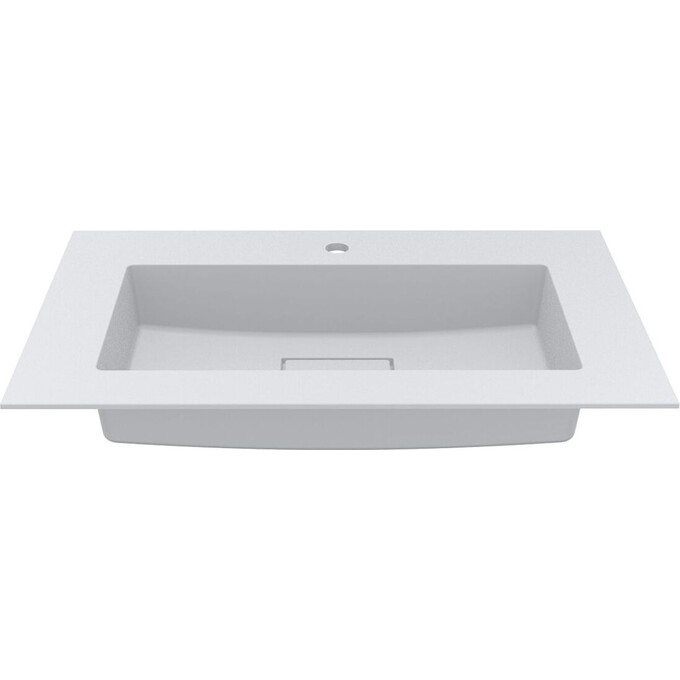 Умывальник Miraggio Erica 800 Mirasoft 8813356 (80x50 см, белый матовый), Доступные размеры: 80 x 50, Технология производства: Mirasoft Technology, Цвет производителя: белый матовый, фото 2