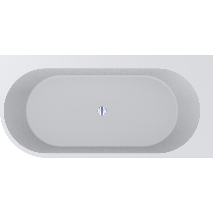 Каменная ванна Miraggio Layla L Mirasoft 8813800 (190x92 см, белая матовая, правая), Доступные размеры: 190 x 92 L, фото 6