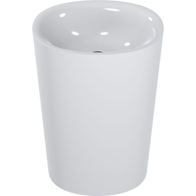 Умивальник Miraggio Lowa Mirasoft 8813616 (50x35 см, білий матовий, підлоговий), фото , изображение 6