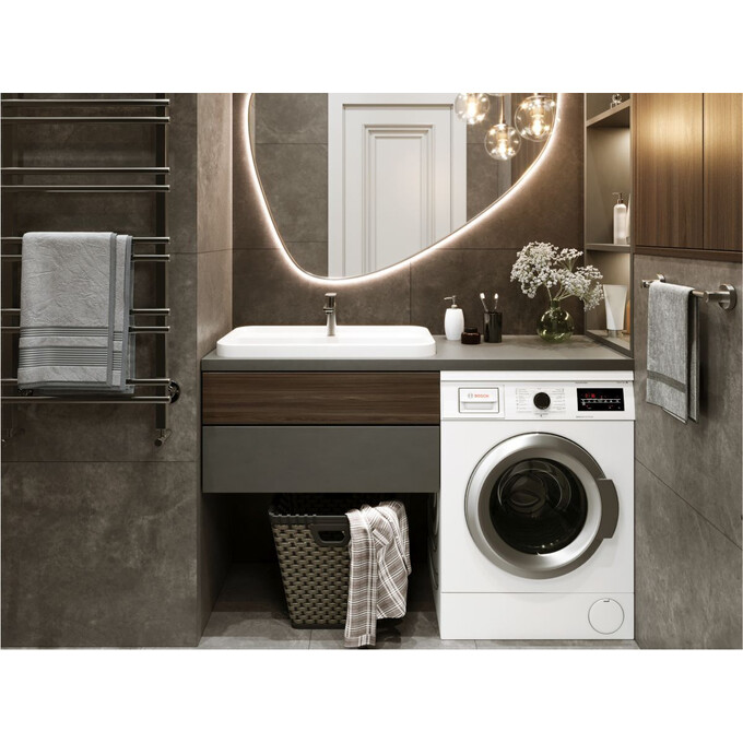 Умивальник Miraggio Ocean 700 Miramarble 8813680 (70x40 см), Доступні розміри: 70 x 40, Технологія виробництва: Miramarble, Колір виробника: білий глянець, фото , изображение 5