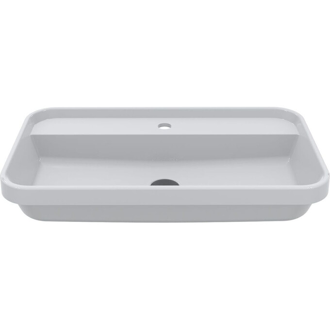 Умивальник Miraggio Ocean 700 Miramarble 8813680 (70x40 см), Доступні розміри: 70 x 40, Технологія виробництва: Miramarble, Колір виробника: білий глянець, фото , изображение 6