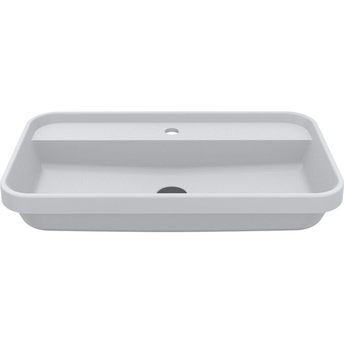 Умивальник Miraggio Ocean 700 Miramarble Matt 8813681 (70x40 см, білий матовий), Доступні розміри: 70 x 40, Технологія виробництва: Miramarble Matt, Колір виробника: білий матовий, фото , изображение 3