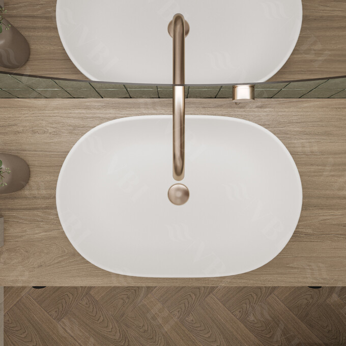 Раковина VBI Andria White VBI-011700 (60x40 см, чаша), Доступные размеры: 60 x 40, Цвет производителя: белый глянец, фото 4