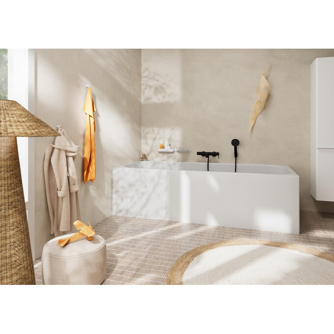 Змішувач для ванни Hansgrohe Tecturis S Black Matt 73422670 (чорний матовий), Колір виробника: чорний матовий, фото , изображение 7