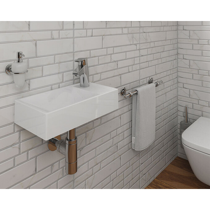 Умывальник Snail Эстель R 152A100 (40x22 см), Доступные размеры: 40 x 22 R, Цвет производителя: белый глянец, фото 2