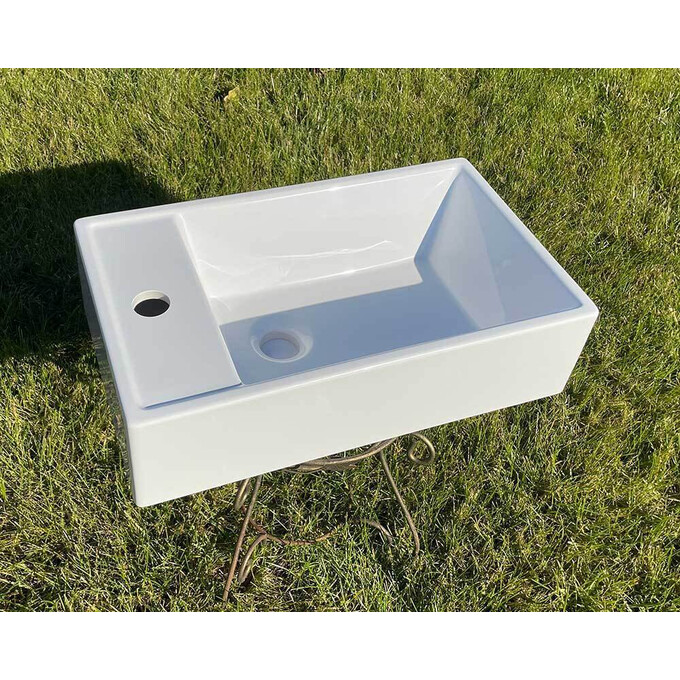 Умивальник Snail Веста L 164LA100 (50x30 см), Доступні розміри: 40 x 30 L, фото , изображение 10