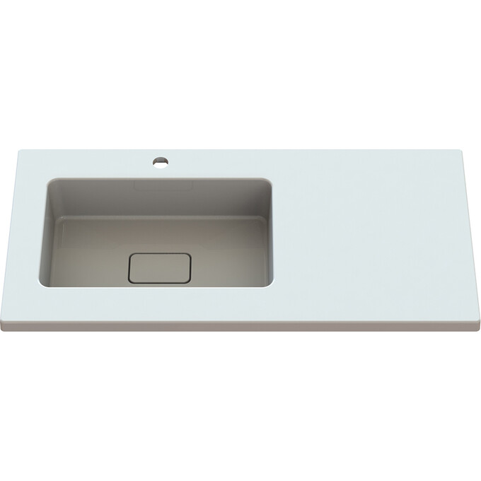 Умывальник Snail Ария L 166LA100 (100x50 см, с крылом), Доступные размеры: 100 x 50 L, Цвет производителя: белый глянец, фото 18