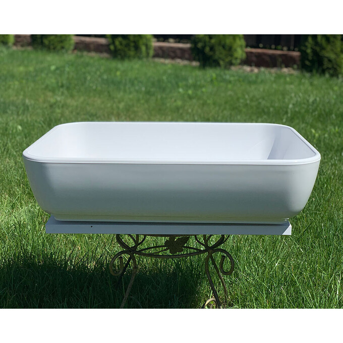 Умивальник Snail Тіфані 176A100 (54x38 см, чаша), Колір виробника: білий глянець, фото , изображение 5