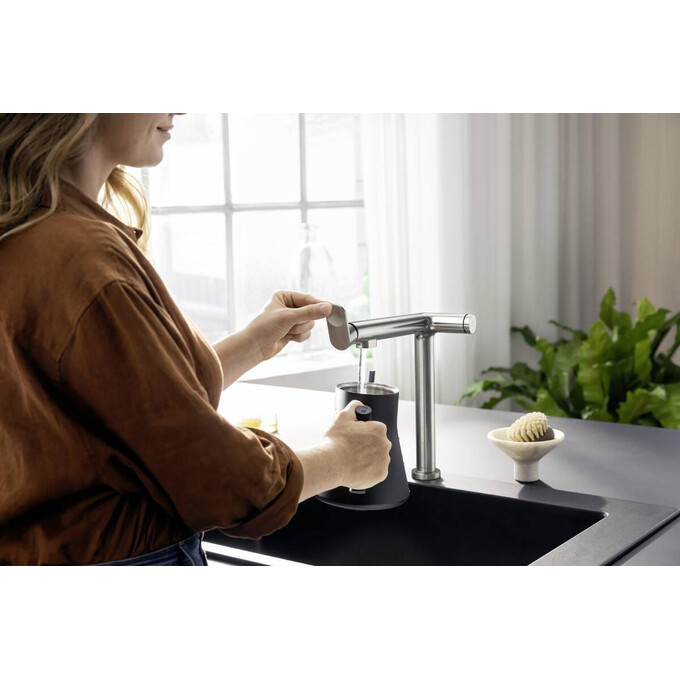 Змішувач для кухні Hansgrohe Aqittura M91 Steel 76804800 (сталь, із підключенням питної води), Колір виробника: сталь, фото , изображение 4