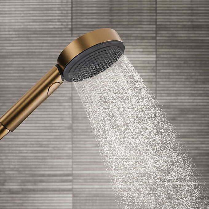 Душова система з термостатом Hansgrohe Pulsify S Brushed Bronze 24220140 (брашована бронза), Колір виробника: брашована бронза, фото , изображение 4