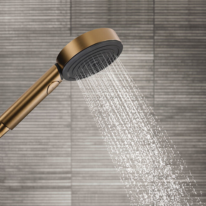 Душова система з термостатом Hansgrohe Pulsify S Brushed Bronze 24220140 (брашована бронза), Колір виробника: брашована бронза, фото , изображение 5