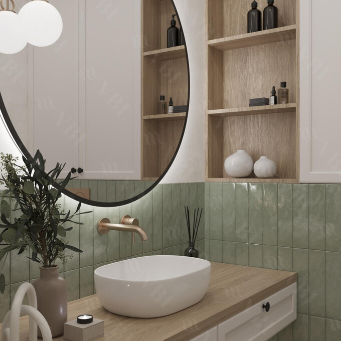 Раковина VBI Modena S White VBI-012001 (47x34 см, чаша), Доступні розміри: 47 x 34, Колір виробника: білий глянець, фото 