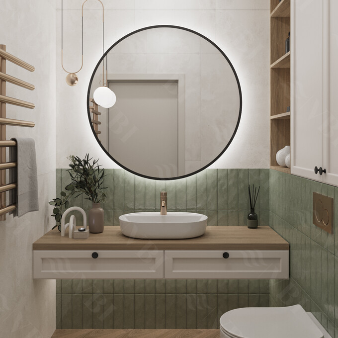 Раковина VBI Terni White VBI-011800 (60x38 см), Доступні розміри: 60 x 40, Колір виробника: білий глянець, фото , изображение 3