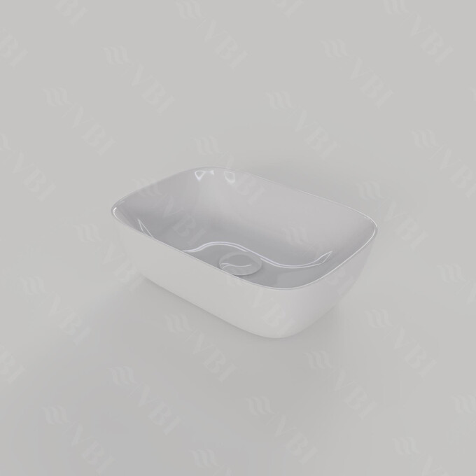 Раковина VBI Ravenna S White VBI-011201 (36x25 см, чаша), Доступні розміри: 36 x 25, Колір виробника: білий глянець, фото , изображение 5