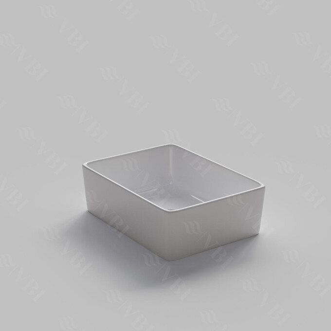 Умывальник VBI Asti S White VBI-013001 (41x30 см), Доступные размеры: 41 x 30, Цвет производителя: белый глянец, фото 5