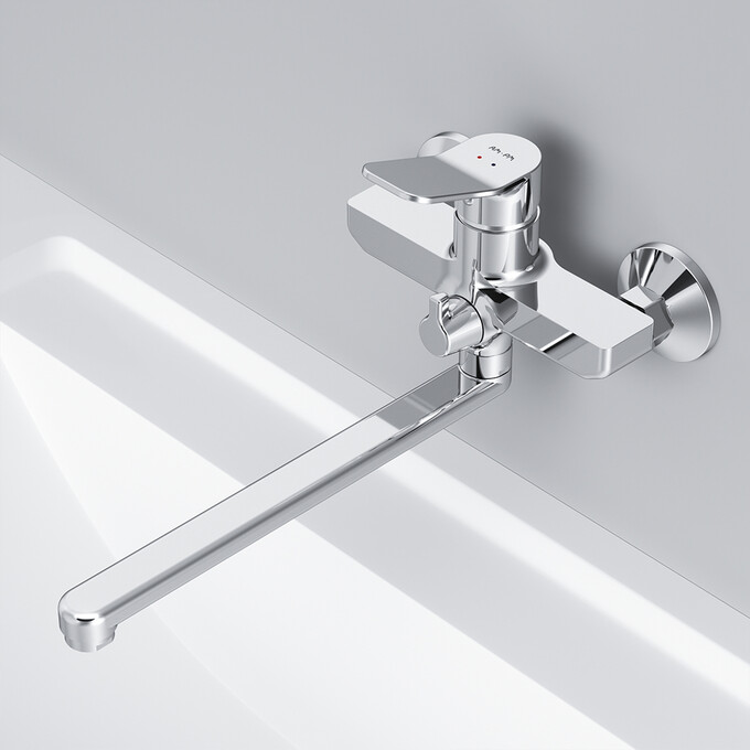 Змішувач для ванни Am.Pm X-Joy F85A90000 (з лійкою та шлангом), фото , изображение 5