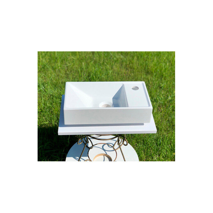 Умывальник Snail Эстель R 152A100 (40x22 см), Доступные размеры: 40 x 22 R, Цвет производителя: белый глянец, фото 3