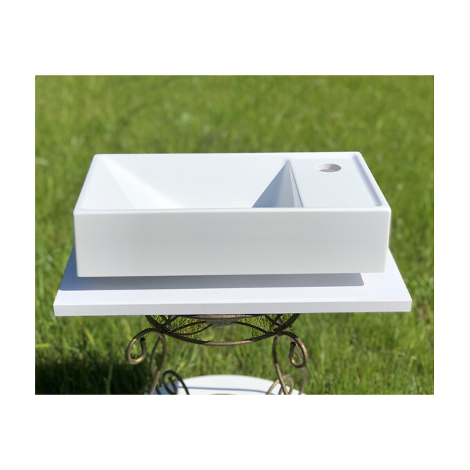 Умывальник Snail Эстель R 152A100 (40x22 см), Доступные размеры: 40 x 22 R, Цвет производителя: белый глянец, фото 5