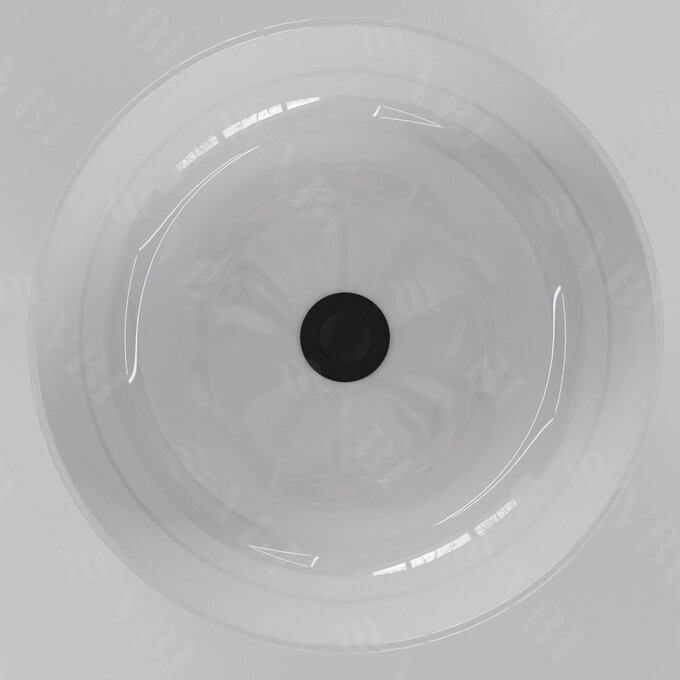 Умивальник VBI Bari White VBI-011600 (46 см, чаша), Доступні розміри: 46 x 46, Колір виробника: білий глянець, фото , изображение 6