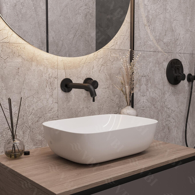 Раковина VBI Ravenna White VBI-011200 (45x32 см, чаша), Доступні розміри: 45 x 32, Колір виробника: білий глянець, фото , изображение 2