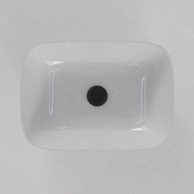 Раковина VBI Ravenna White VBI-011200 (45x32 см, чаша), Доступні розміри: 45 x 32, Колір виробника: білий глянець, фото , изображение 6