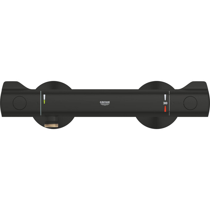 Смеситель для душа с термостатом Grohe Grohtherm 800 1022022430 (черный матовый), фото 7