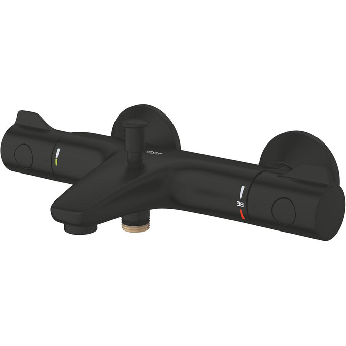 Смеситель для ванны с термостатом Grohe Grohtherm 800 1022032430 (черный матовый), фото 8