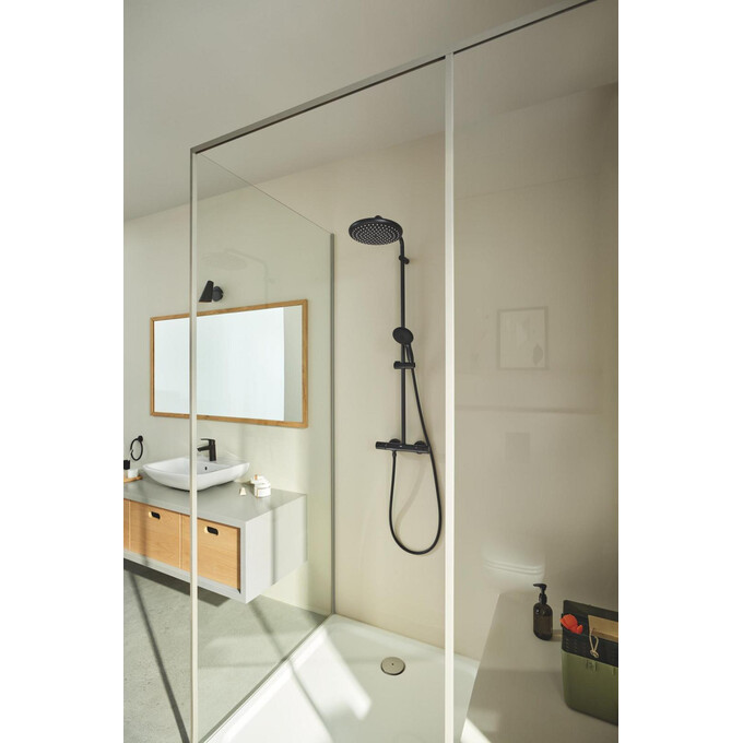 Тримач для рушників Grohe Essentials 1024612430 (чорний матовий, кільце), фото , изображение 3