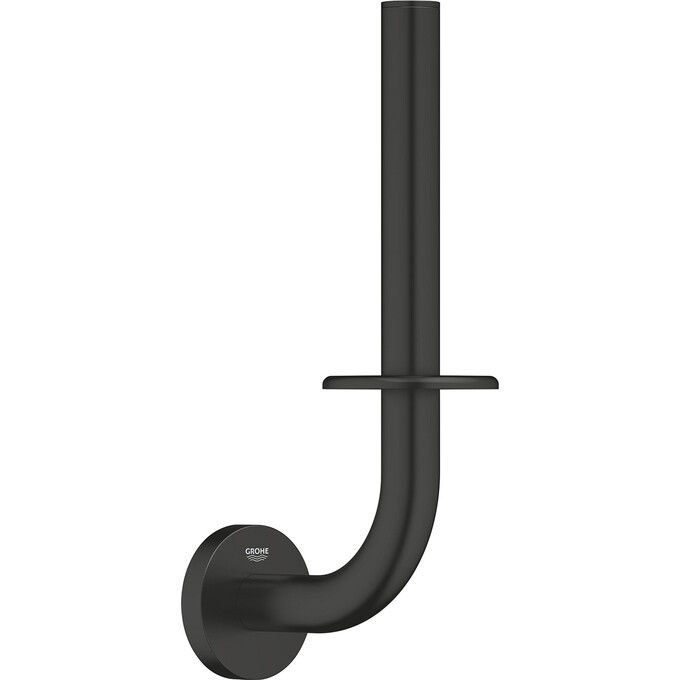 Тримач туалетного паперу Grohe Essentials 1024692430 (чорний матовий, для запасного рулону), фото 