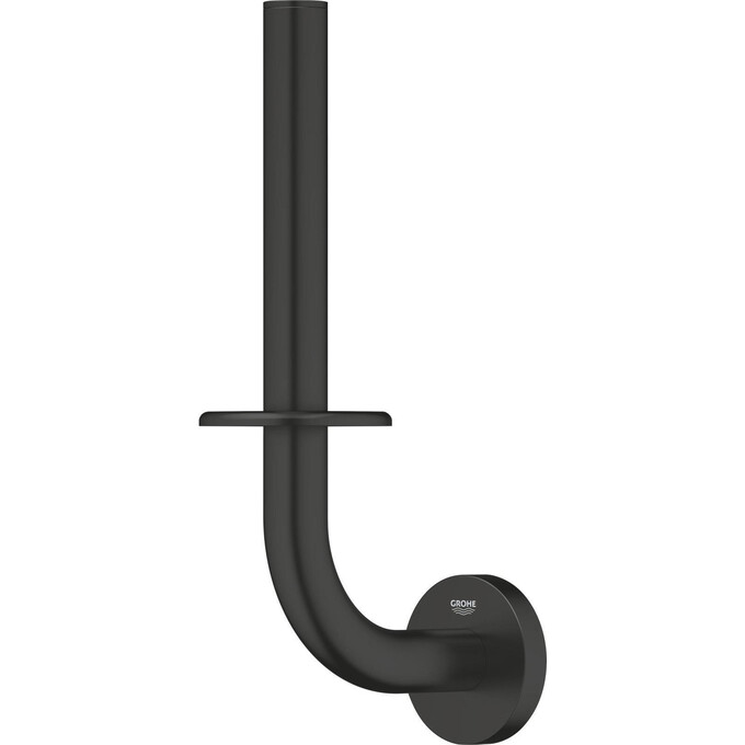 Тримач туалетного паперу Grohe Essentials 1024692430 (чорний матовий, для запасного рулону), фото , изображение 2