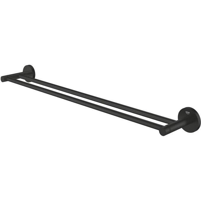 Держатель для полотенец Grohe Essentials 1024732430 (черный матовый, двойной), фото 2