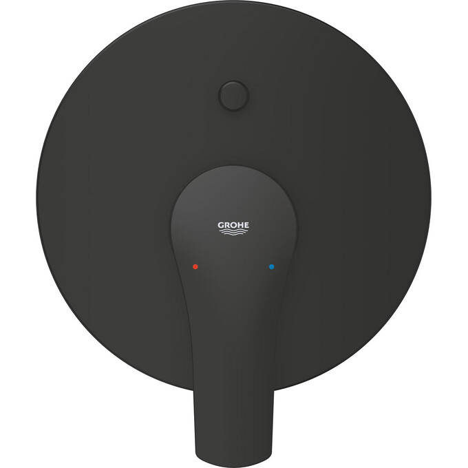 Зовнішня частина змішувача прихованого монтажу для ванни Grohe Eurosmart 194502433 (чорна матова), фото , изображение 4