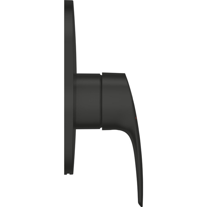 Внешняя часть смесителя скрытого монтажа для душа Grohe Eurosmart 194512433 (черная матовая), фото 3