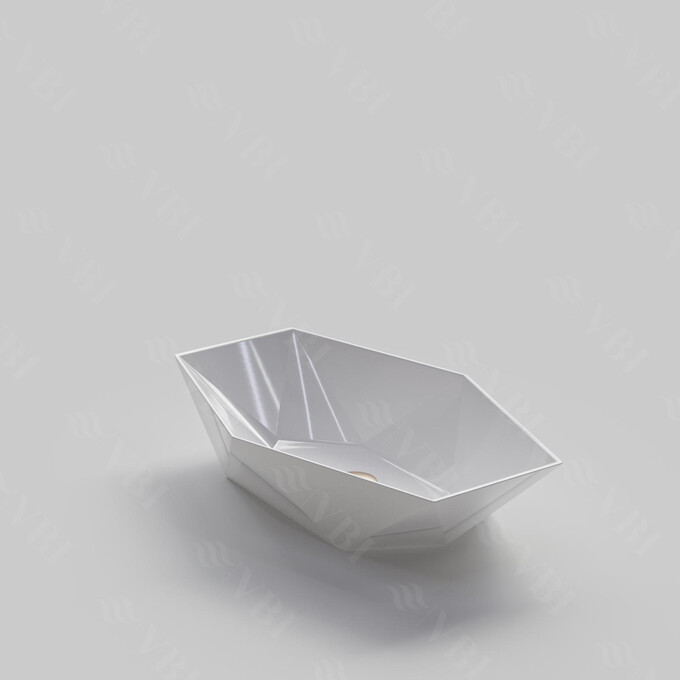 Раковина VBI Venezia S White VBI-012401 (57x36 см, чаша), Доступні розміри: 57 x 36, Колір виробника: білий глянець, фото , изображение 5