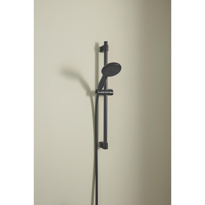 Лейка для душа Grohe Tempesta 110 261612433 (черная матовая, двухрежимная), фото 4