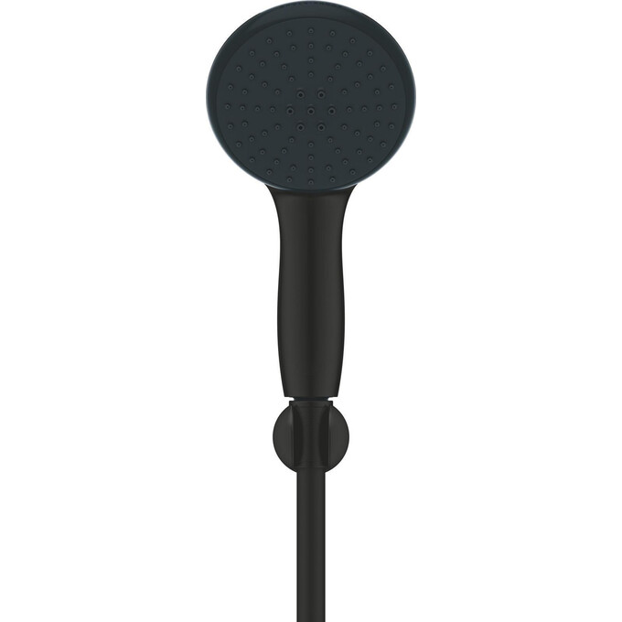 Лійка для душу Grohe Tempesta 110 261642433 (чорна матова, дворежимна, зі шлангом та тримачем), фото , изображение 4