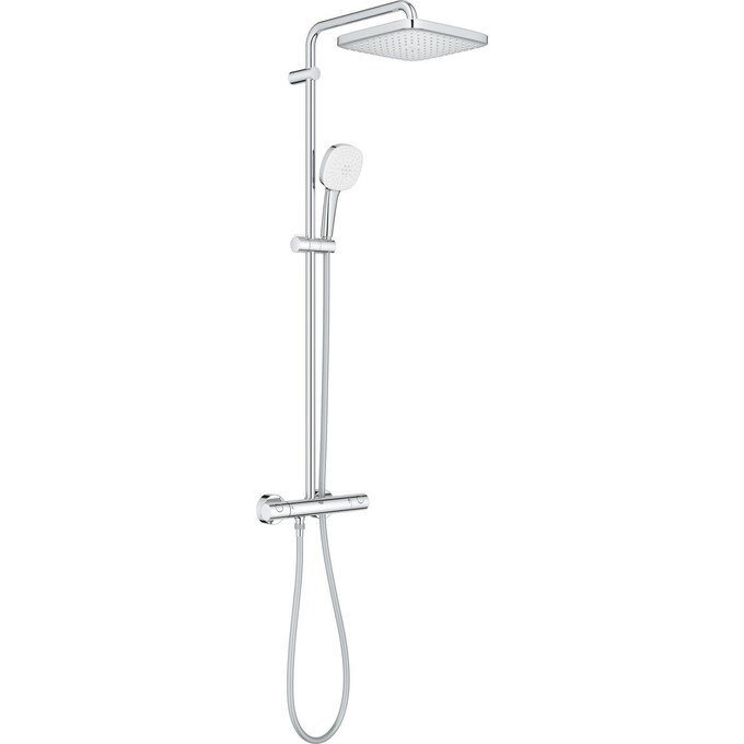 Душевая система с термостатом Grohe Tempesta Cube 250 26689001, фото 9