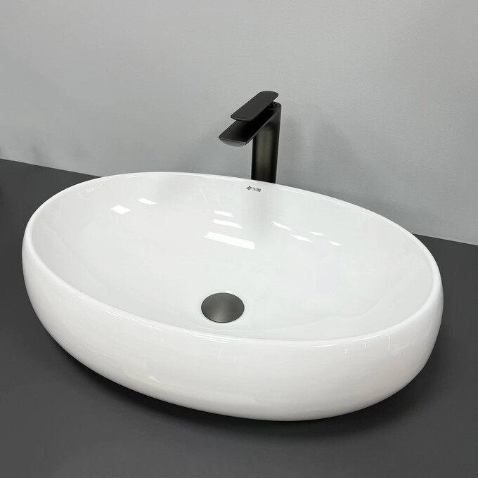 Раковина VBI Veneto M White VBI-012802 (60x40 см, чаша), Доступні розміри: 60 x 40, Колір виробника: білий глянець, фото 