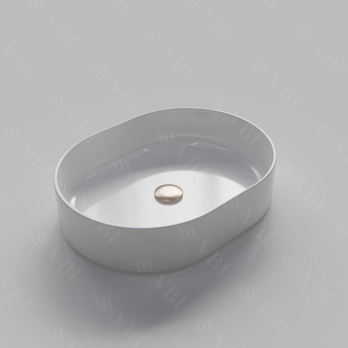 Раковина VBI Verona 50 White VBI-011300 (50x37 см, белая глянцевая), Доступные размеры: 50 x 37, Цвет производителя: белый глянец, фото 4