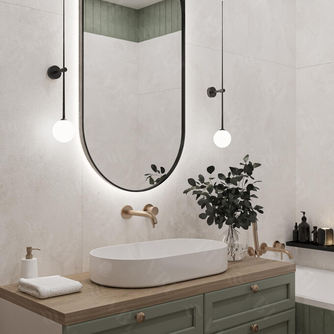 Раковина VBI Verona 70 White VBI-011302 (70x37 см), Доступні розміри: 70 x 37, Колір виробника: білий глянець, фото , изображение 2