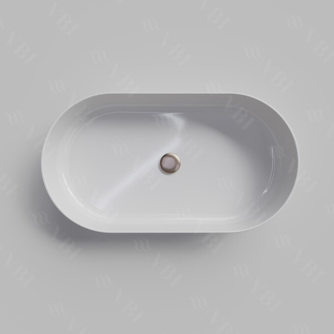 Раковина VBI Verona 70 White VBI-011302 (70x37 см), Доступні розміри: 70 x 37, Колір виробника: білий глянець, фото , изображение 5