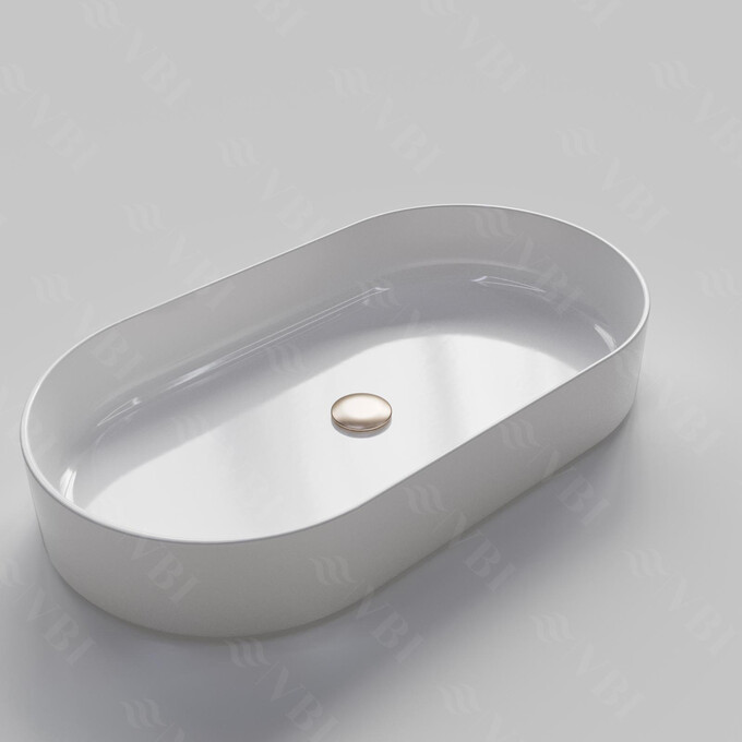 Раковина VBI Verona 70 White VBI-011302 (70x37 см), Доступні розміри: 70 x 37, Колір виробника: білий глянець, фото , изображение 4