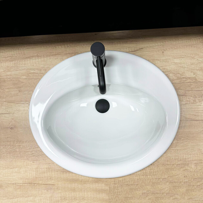 Раковина VBI Salerno White VBI-018000 (57x48 см), фото , изображение 6