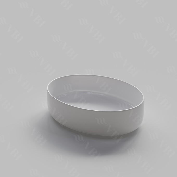 Раковина VBI Udine White VBI-012100 (55x41 см, чаша), Колір виробника: білий глянець, фото , изображение 5