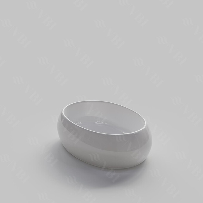 Раковина VBI Veneto White VBI-012800 (48x34 см, чаша), Доступные размеры: 48 x 34, Цвет производителя: белый глянец, фото 5