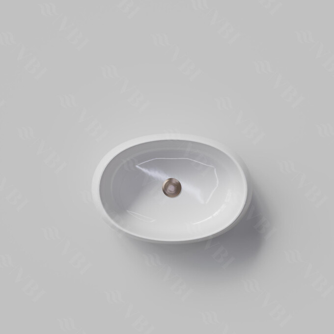 Раковина VBI Veneto White VBI-012800 (48x34 см, чаша), Доступные размеры: 48 x 34, Цвет производителя: белый глянец, фото 6